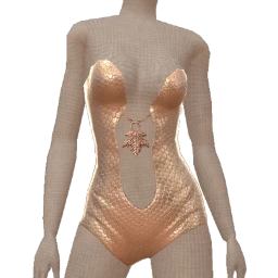 Ikon Elite Cream Snake Skin Autumn Leaf Playsuit