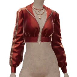 Ikon Elite Burgundy Silk Tracksuit Top