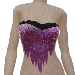 Ikon Elite Amethyst Crystal Drip Bodice