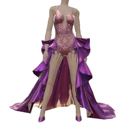 Ikon Elite Amethyst Silk Couture Outfit