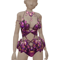 Ikon Elite Amethyst Crystal Cluster Dress