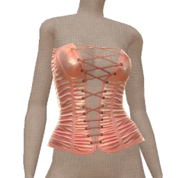 Ikon Elite Metallic Rosé Corset Top