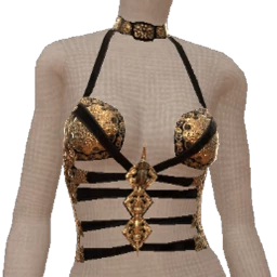 Ikon Elite Black Regal Punk Skeleton Top