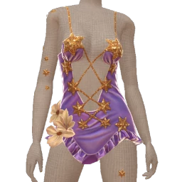 Ikon Elite Violet Velvet Star Goddess Dress