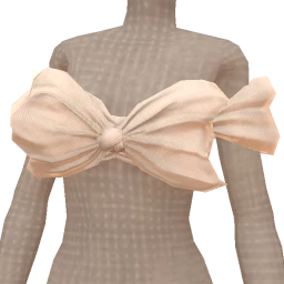 Ikon Elite Big Bow White Denim Crop