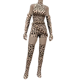 Ikon Elite Black And White Dalmatian Print Outfit