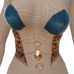 Ikon Elite Chained Leopardess Corset