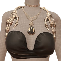 Ikon Elite Dramatic Silver Skeleton Bustier