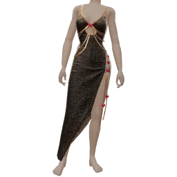 Ikon Elite Black Dazzling Sweetheart Dress