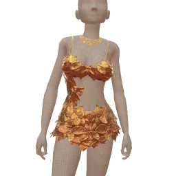 Ikon Elite Golden Leaf Dress