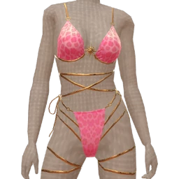 Yume Pink Leopard Bikini