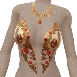 Ikon Elite Gold Floral Lace Solstice Top