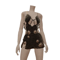 Ikon Metallic Accent Mini Dress