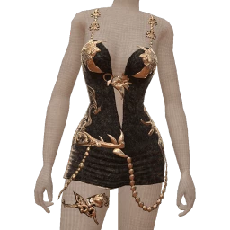 Ikon Elite Black Glow Short Dress