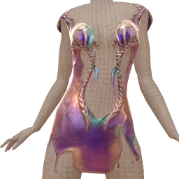 Ikon Elite Violet Liquid Drop Cut-Out Dress