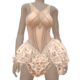 Ikon Elite Pearl Galaxy Pure White Dress