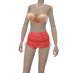 Ikon Elite Nadia Fox White Shell Pearl Coral Outfit