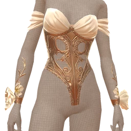 Ikon Elite Silk And Gold Corset