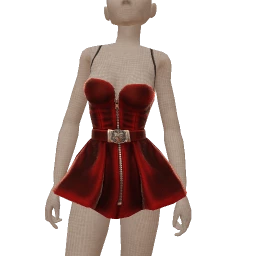 Ikon Elite Rouge Drama Velvet Mini Dress