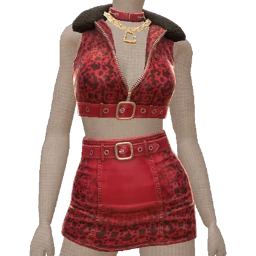 Ikon Elite Scarlet Predator Mini Skirt Outfit