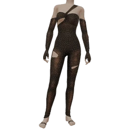 Ikon Elite Cut Out Diamond Night Jumpsuit