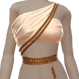 Ikon Elite White Luxe Bronze Chain Top