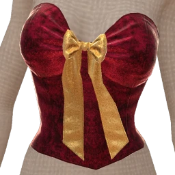 Ikon Elite Red Velvet Bow Corset