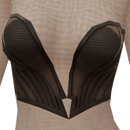 Ikon Elite Black Mesh Zebra Top