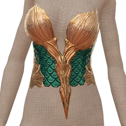 Ikon Gilded Green Corset Top