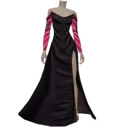 Ikon Day Of The Dead Black Sleek Dress