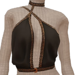 Ikon Jungle Noir Black Chain Top