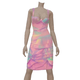 Cloud Nine Rubber Bubblegum Dress