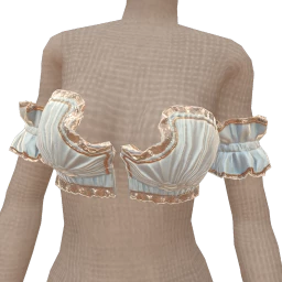 Ikon Baby Blue Off Shoulder Crop Top