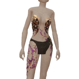 Ikon Elite Purple Royal Bloom Dress