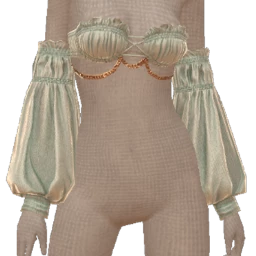 Ikon Moss Whisper Crepe Top