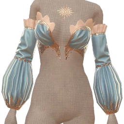 Ikon Silver Lining Baby Blue Corset Top