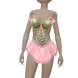 Ikon Spring Corset Satin Mini Dress