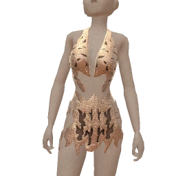 Ikon Golden Fever Mini Dress