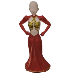 Cosmos Golden Ribcage Renaissance Costume