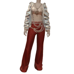 Ikon Elite Iced Up Carved Metal And Red Outfit