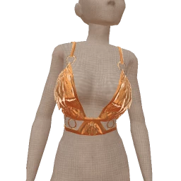 Ikon Gilded Filigree Crop Top