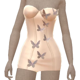 Ikon Fluttering Grace White Mini Dress