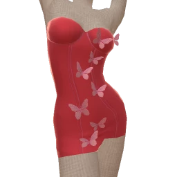 Ikon Butterflies All Over Red Dress