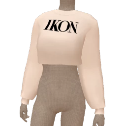 Ikon Logo White Sweater