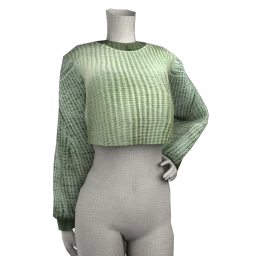 Drop Science Fairycore Green Sweater