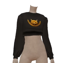 Drop Science Gold Cat Emblem Jumper