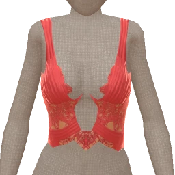 Ikon Red Lights Lacey Top