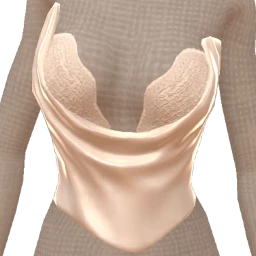 Ikon White Mirage Strapless Top