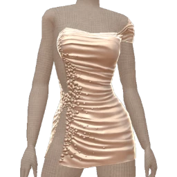 Ikon Pearl Glamour Off Shoulder Dress