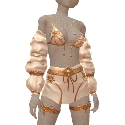 Ikon Ivory Glow Shorts And Top Outfit